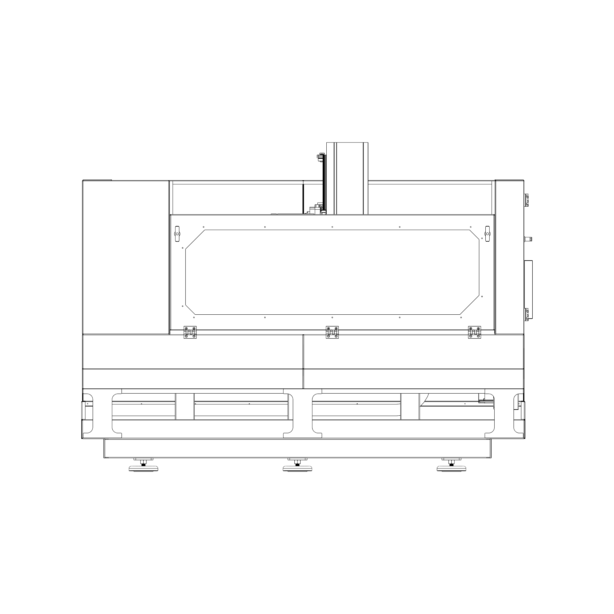 Schemat techniczny frezarki Certus 0815 - widok 3