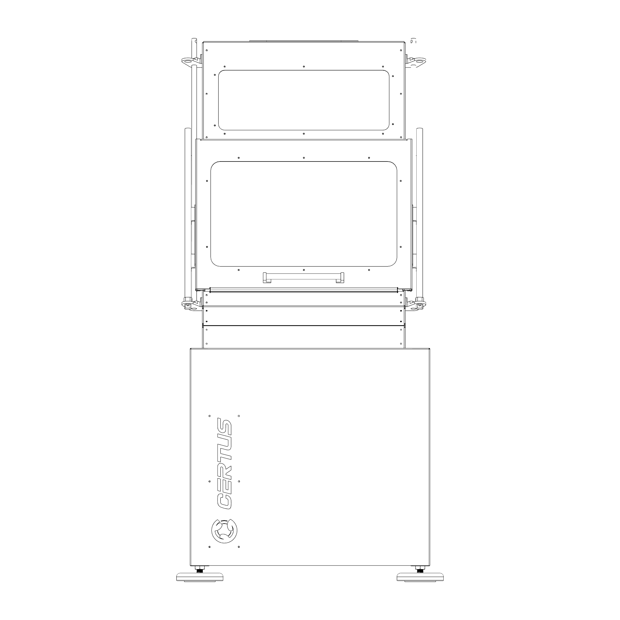 Schemat techniczny Certus Grawerka Frezarka Nabiurkowa - widok 1