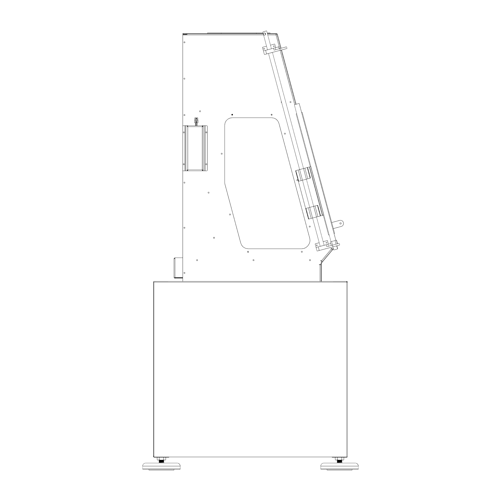 Schemat techniczny Certus Grawerka Frezarka Nabiurkowa - widok 2